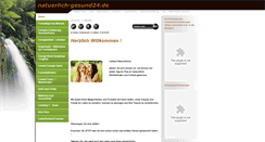 Desktop Screenshot of natuerlich-gesund24.de